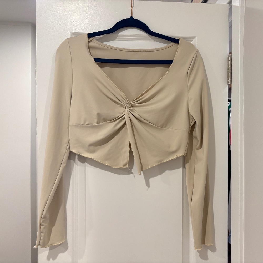 Twist Front Crop Top